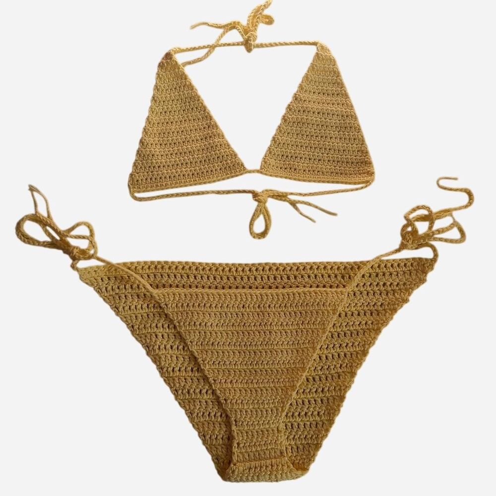 Unbranded Women's Yellow Bikinis-and-tankini-sets